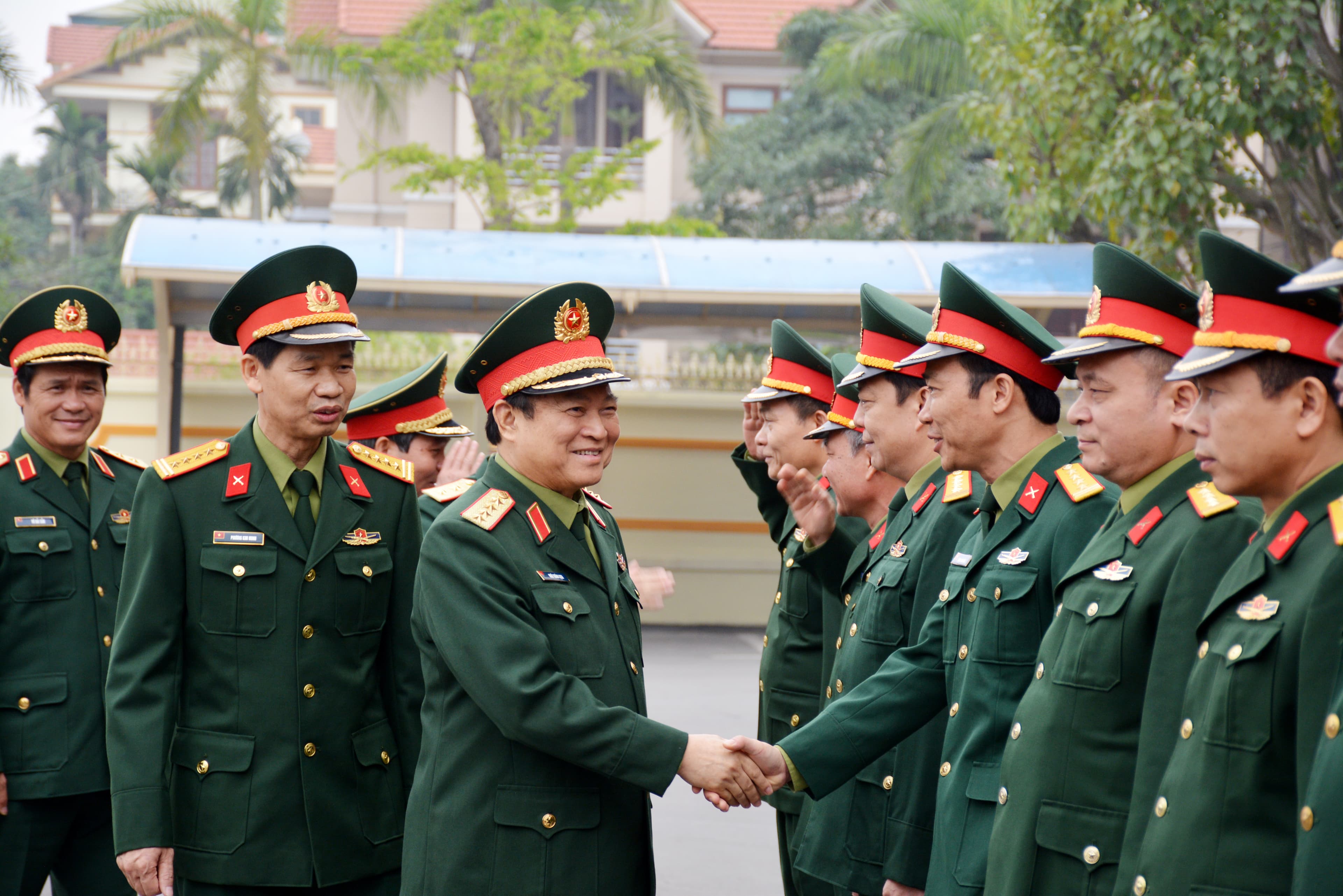 Đại tướng Ngô Xuân Lịch thăm và làm việc tại Tổng công ty Đông Bắc