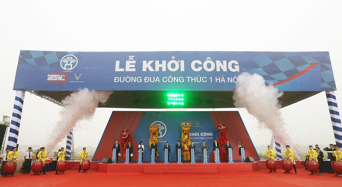 Khởi công Đường đua công thức 1 Hà Nội