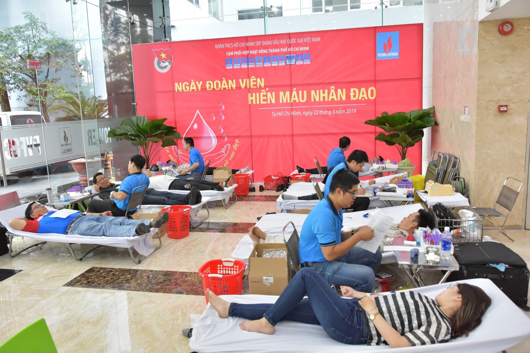 Hiến máu nhân đạo - nét đẹp của Đoàn thanh niên PVFCCo