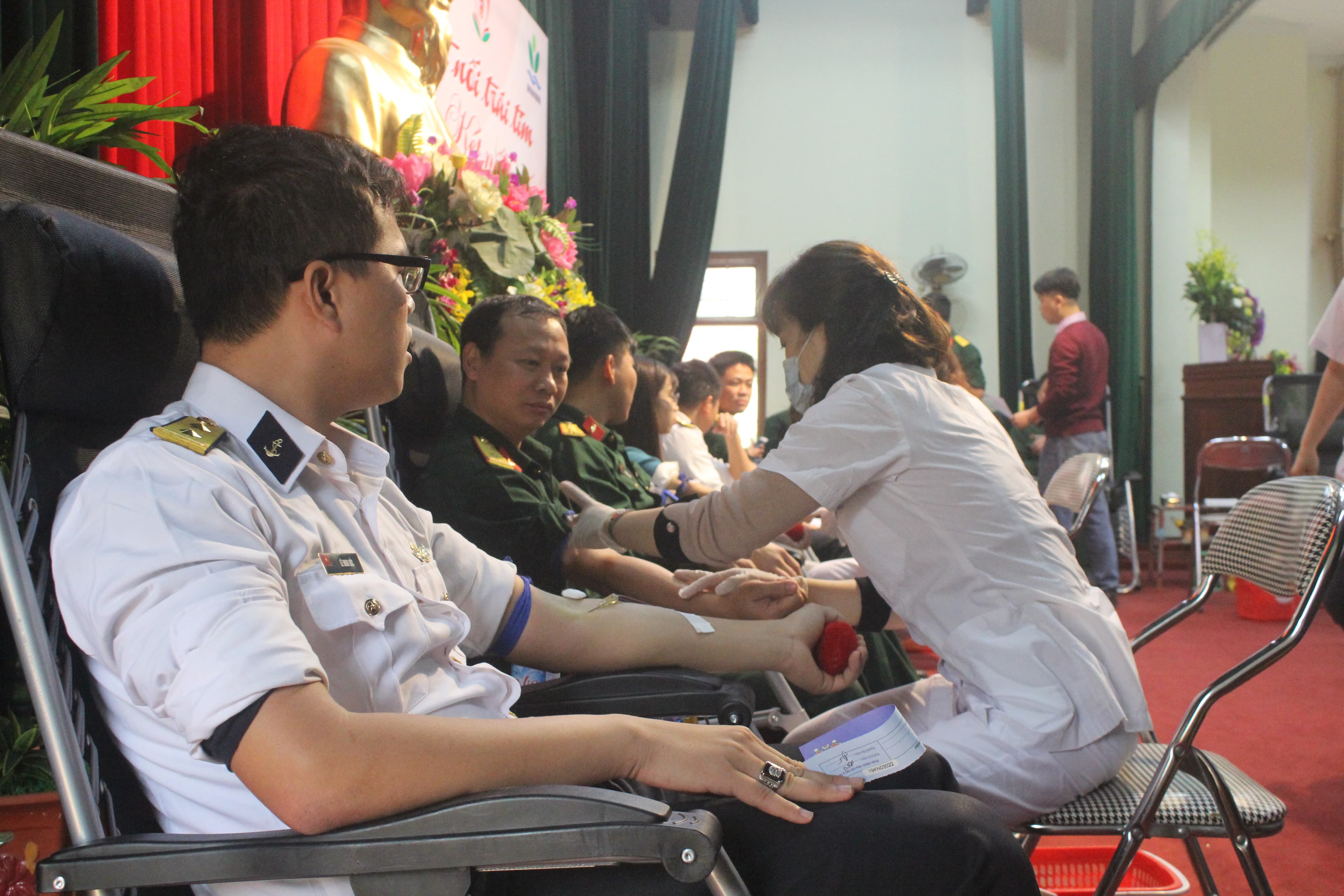 Đoàn 871 tổ chức Ngày hiến máu nhân đạo