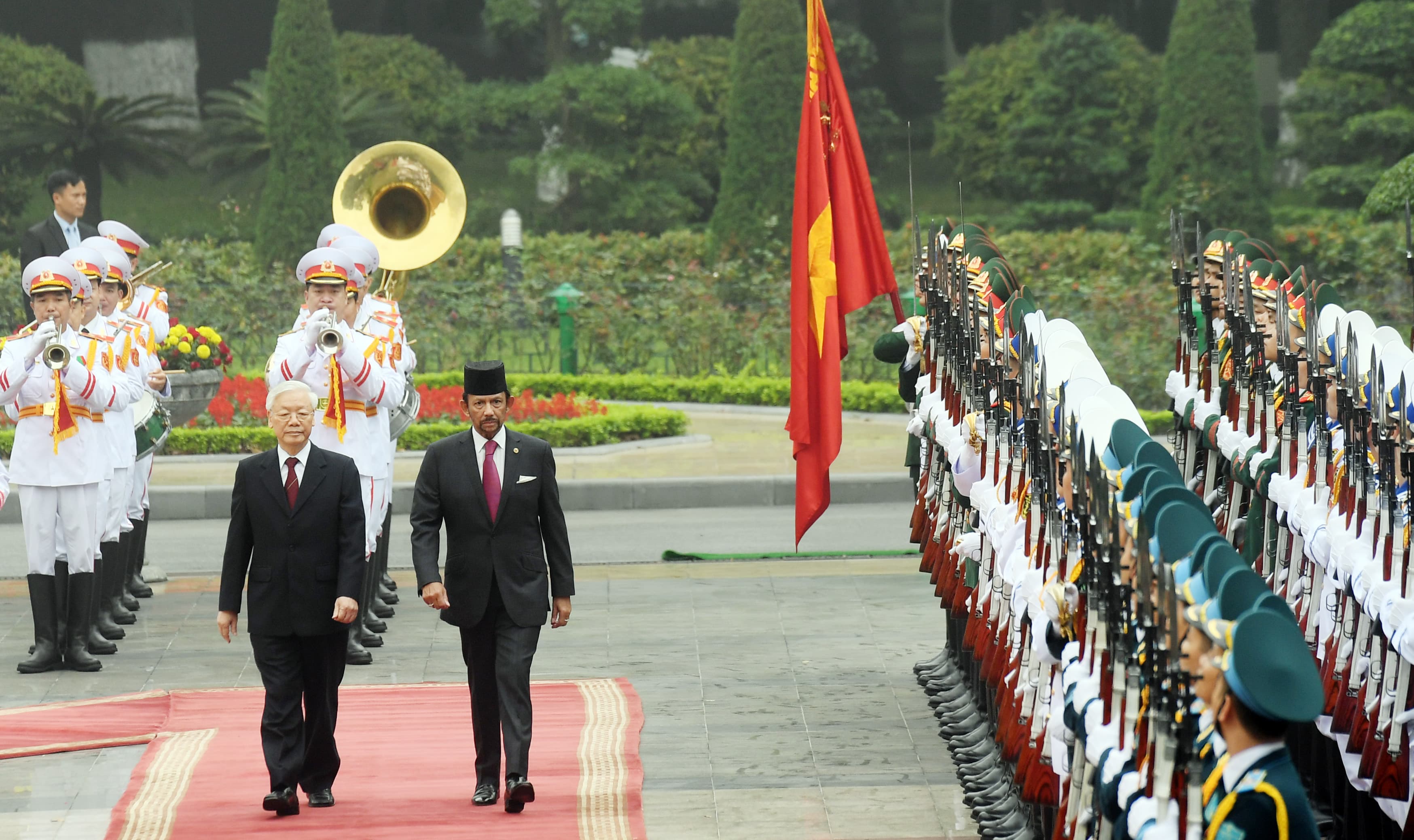Lãnh đạo nước ta đón, hội đàm, hội kiến với Quốc vương Brunei Darussalam