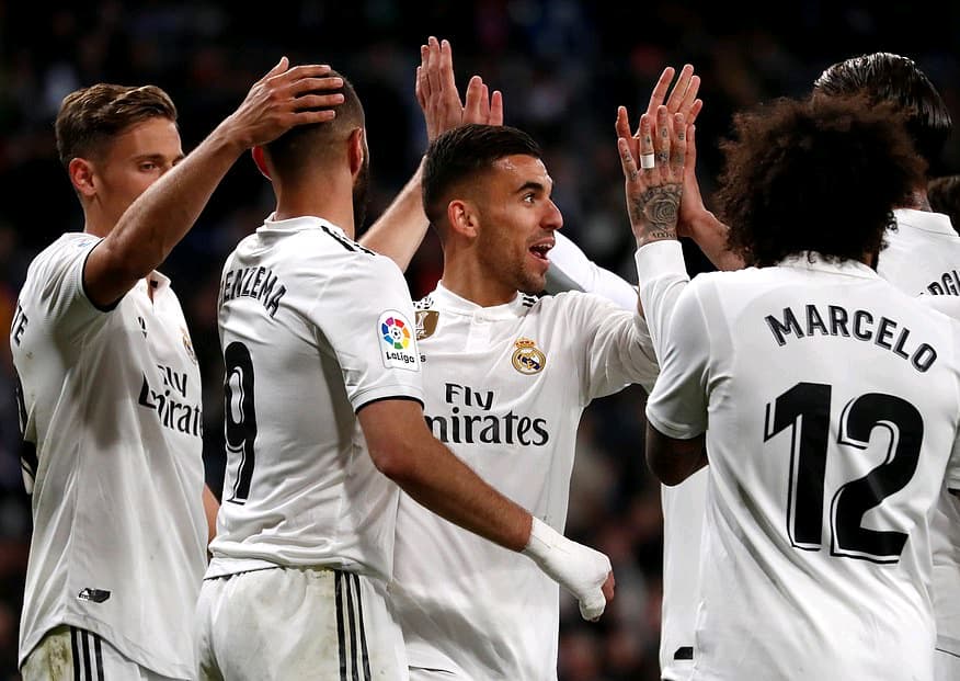 Vòng 29 La Liga: Real thắng kịch tính Huesca