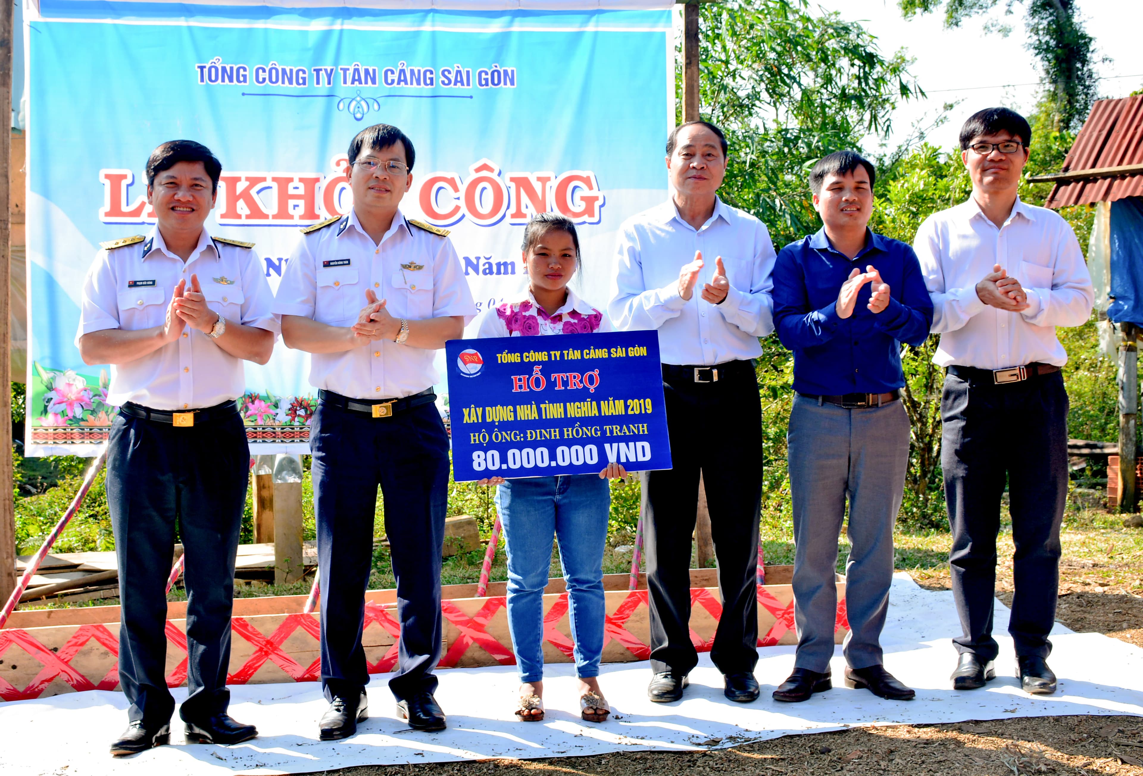 Tổng Công ty Tân cảng Sài Gòn khởi công xây dựng nhà tình nghĩa tặng gia đình chính sách
