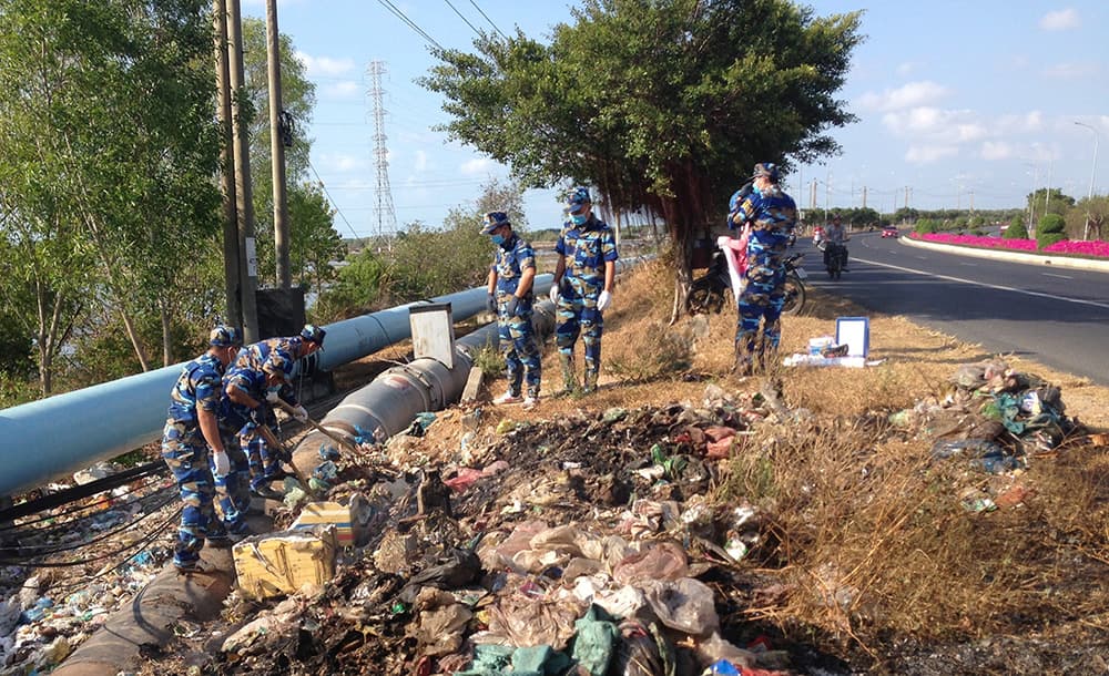 Tham gia bảo vệ môi trường, thu gom hơn 5 tấn rác thải nhựa
