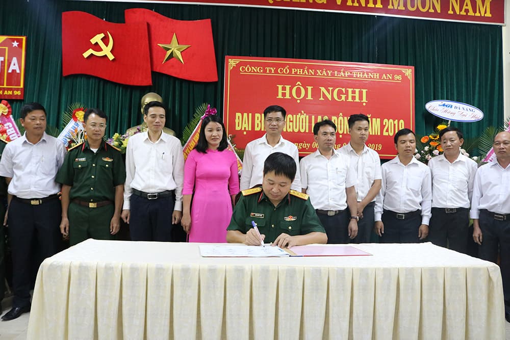 Công ty cổ phần xây lắp Thành An 96 hoàn thành tốt nhiệm vụ xây dựng công trình quốc phòng