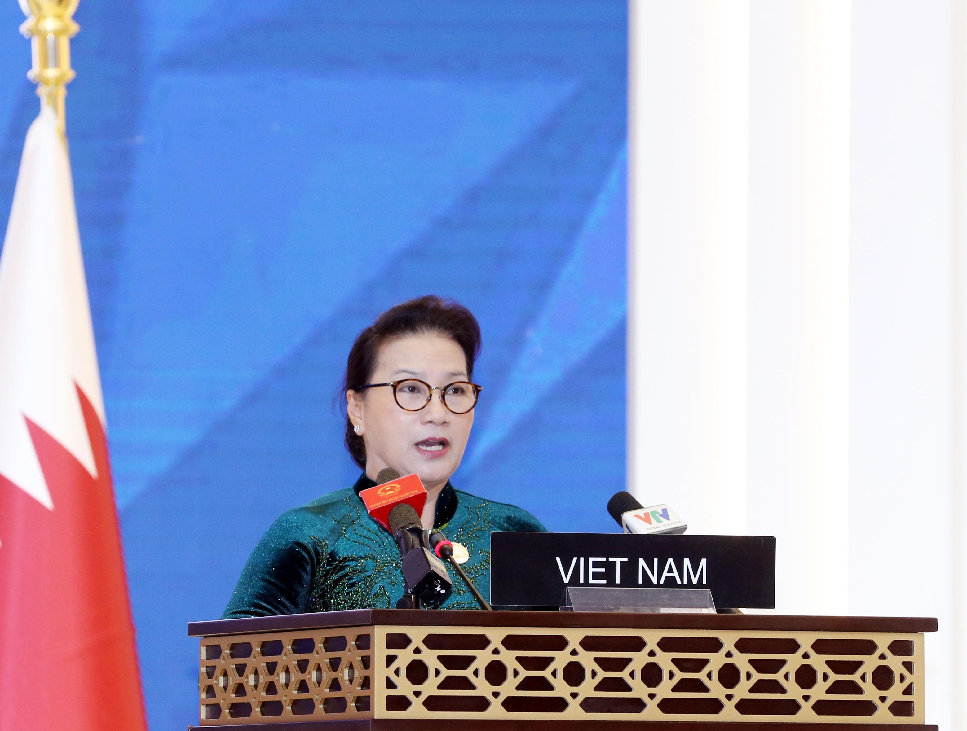 Chủ tịch Quốc hội phát biểu tại phiên thảo luận toàn thể Đại hội đồng IPU-140