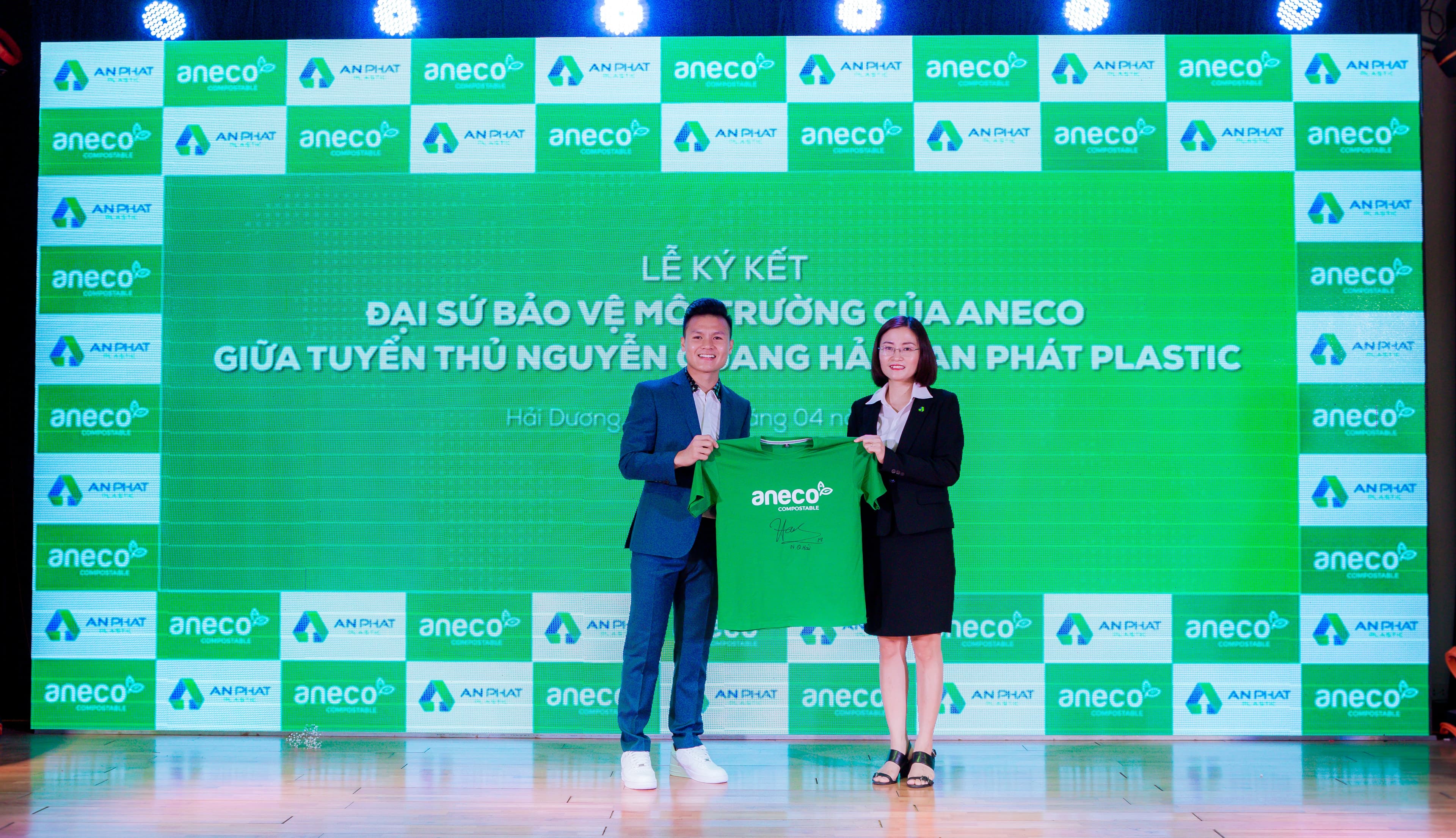 Tuyển thủ Quang Hải trở thành Đại sứ bảo vệ môi trường của AnEco