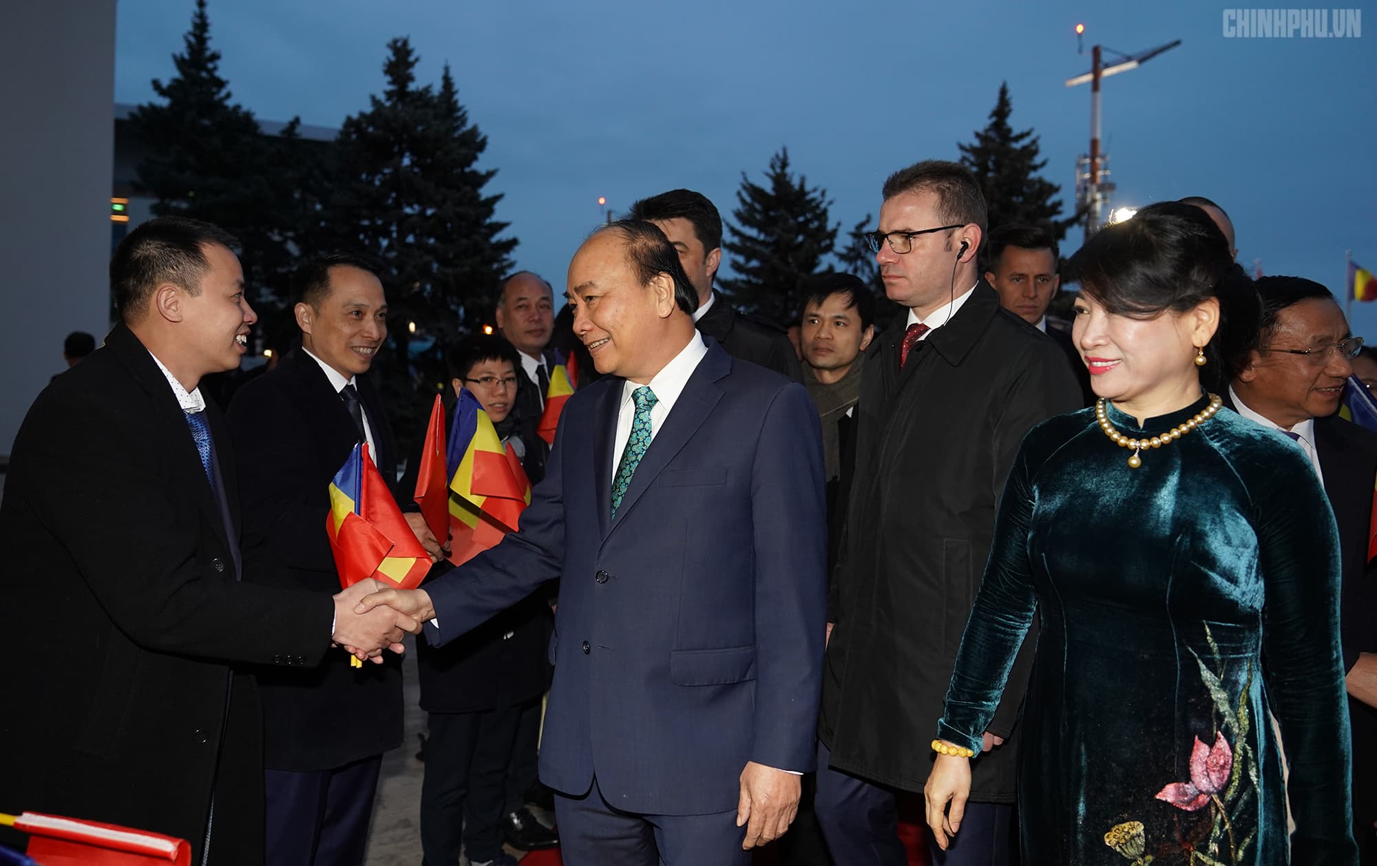 Thủ tướng Nguyễn Xuân Phúc bắt đầu thăm chính thức Romania