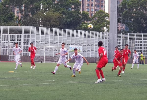 U18 Việt Nam chiến thắng trong trận ra quân tại giải U18 quốc tế Hong Kong