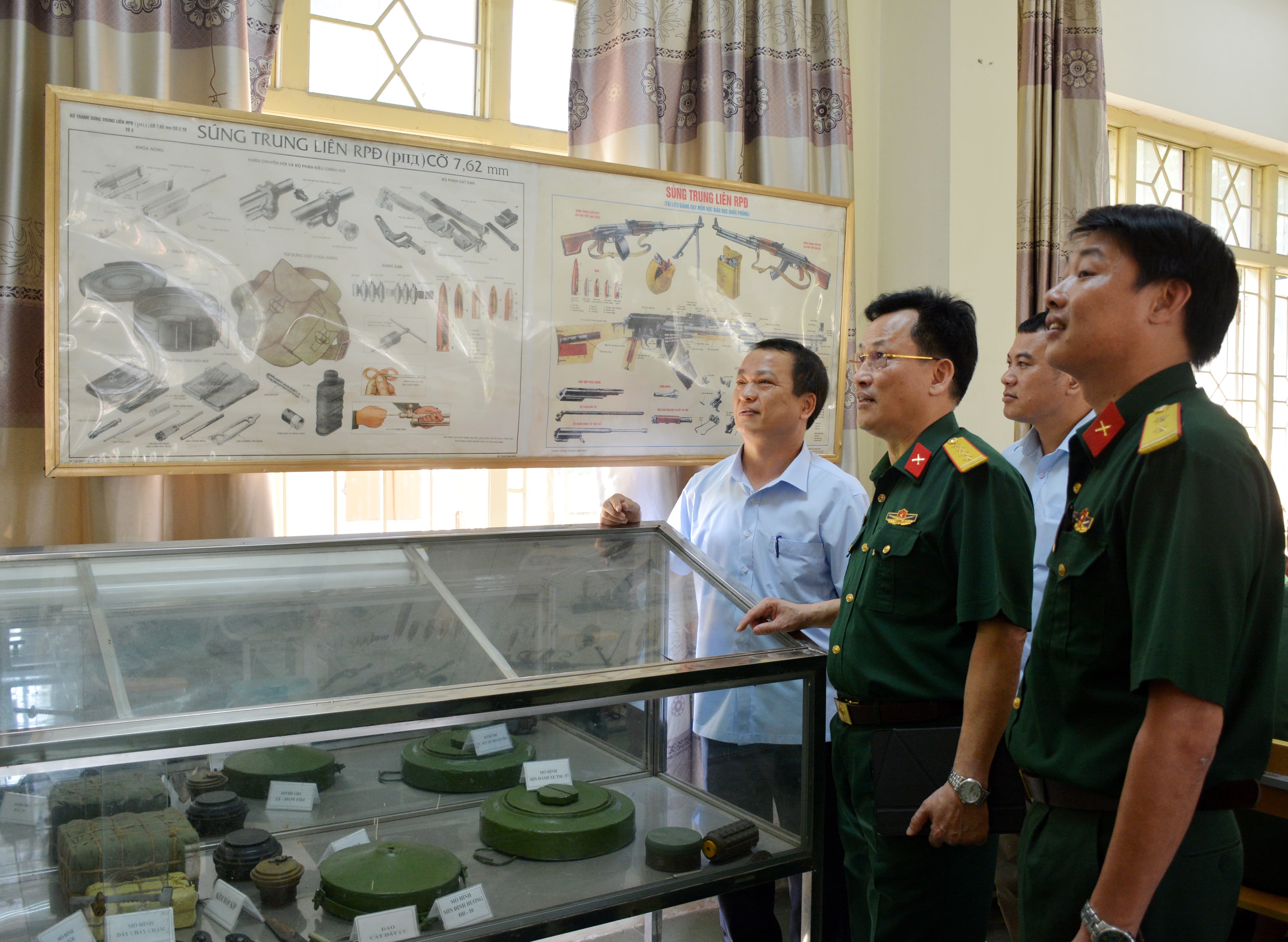 Kiểm tra Trung tâm Giáo dục Quốc phòng và An ninh Đại học Thái Nguyên