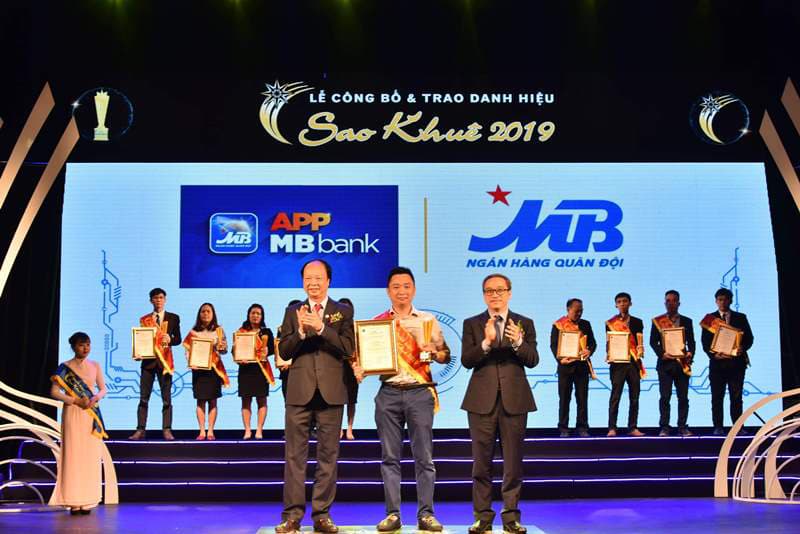 App MBBank là App ngân hàng số duy nhất đạt danh hiệu “Sao Khuê 2019”