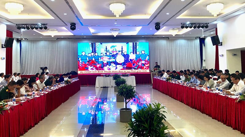 Quân khu 7 thực hiện tốt phối hợp với các địa phương về công tác tuyên giáo, tổ chức, dân vận