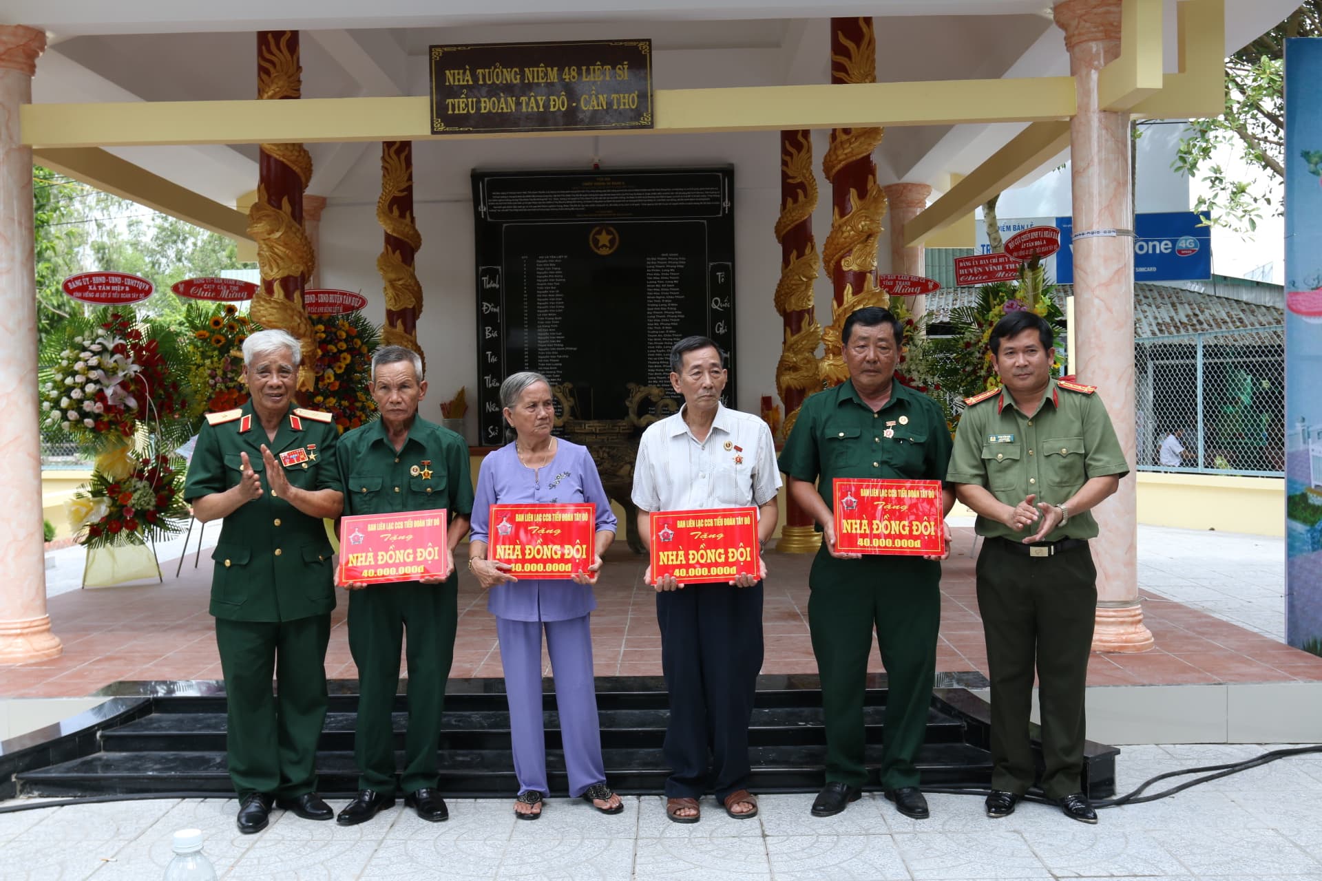 Khánh thành nhà tưởng niệm 48 liệt sĩ Tiểu đoàn Tây Đô