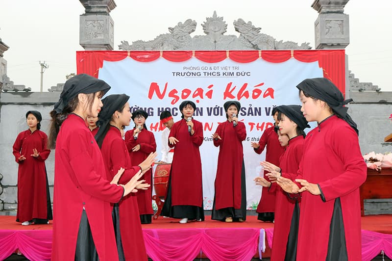 Chung tay gìn giữ di sản hát Xoan trên quê hương đất Tổ