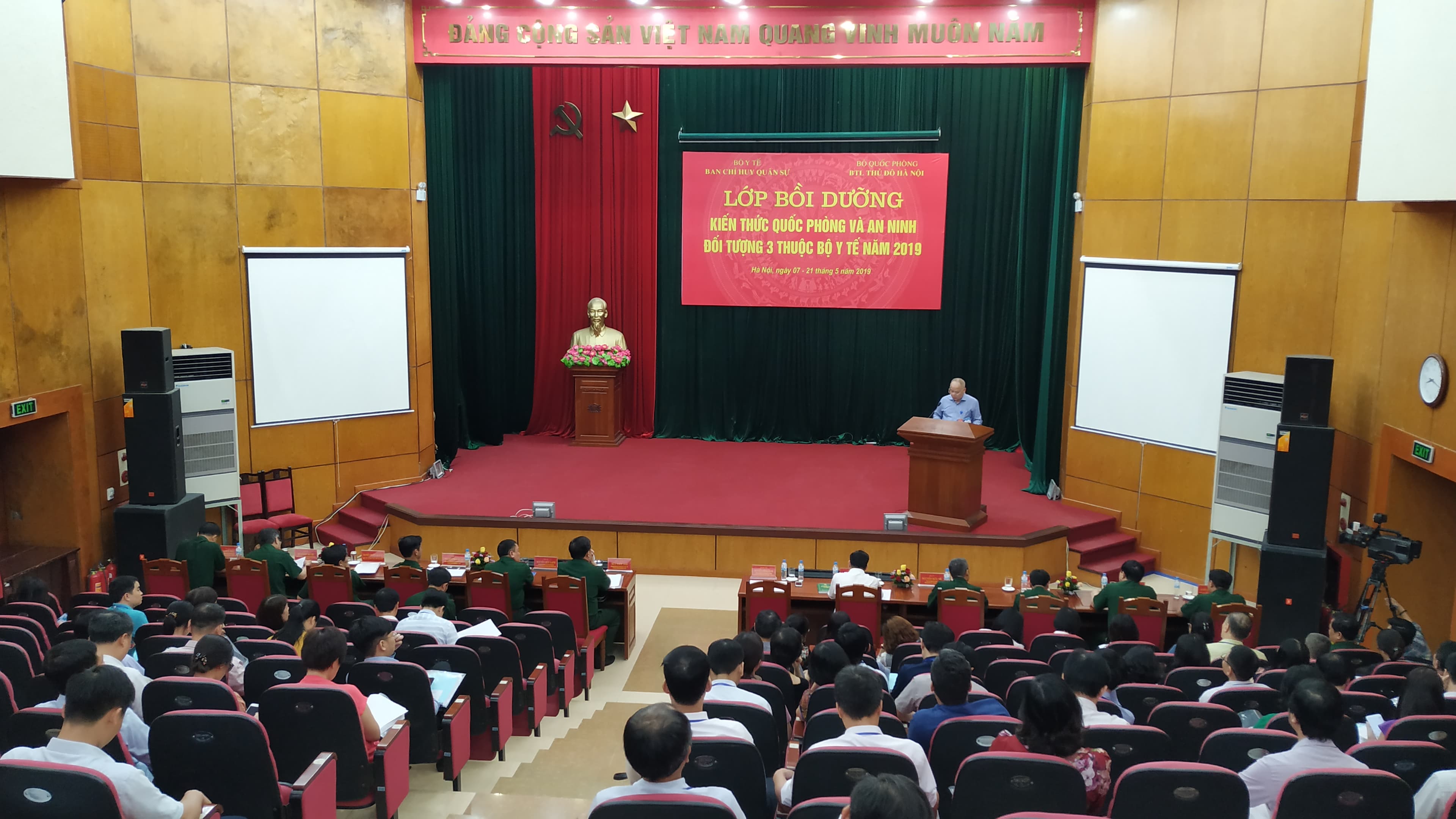 Khai giảng lớp bồi dưỡng kiến thức quốc phòng-an ninh cho đối tượng 3 thuộc Bộ Y tế năm 2019