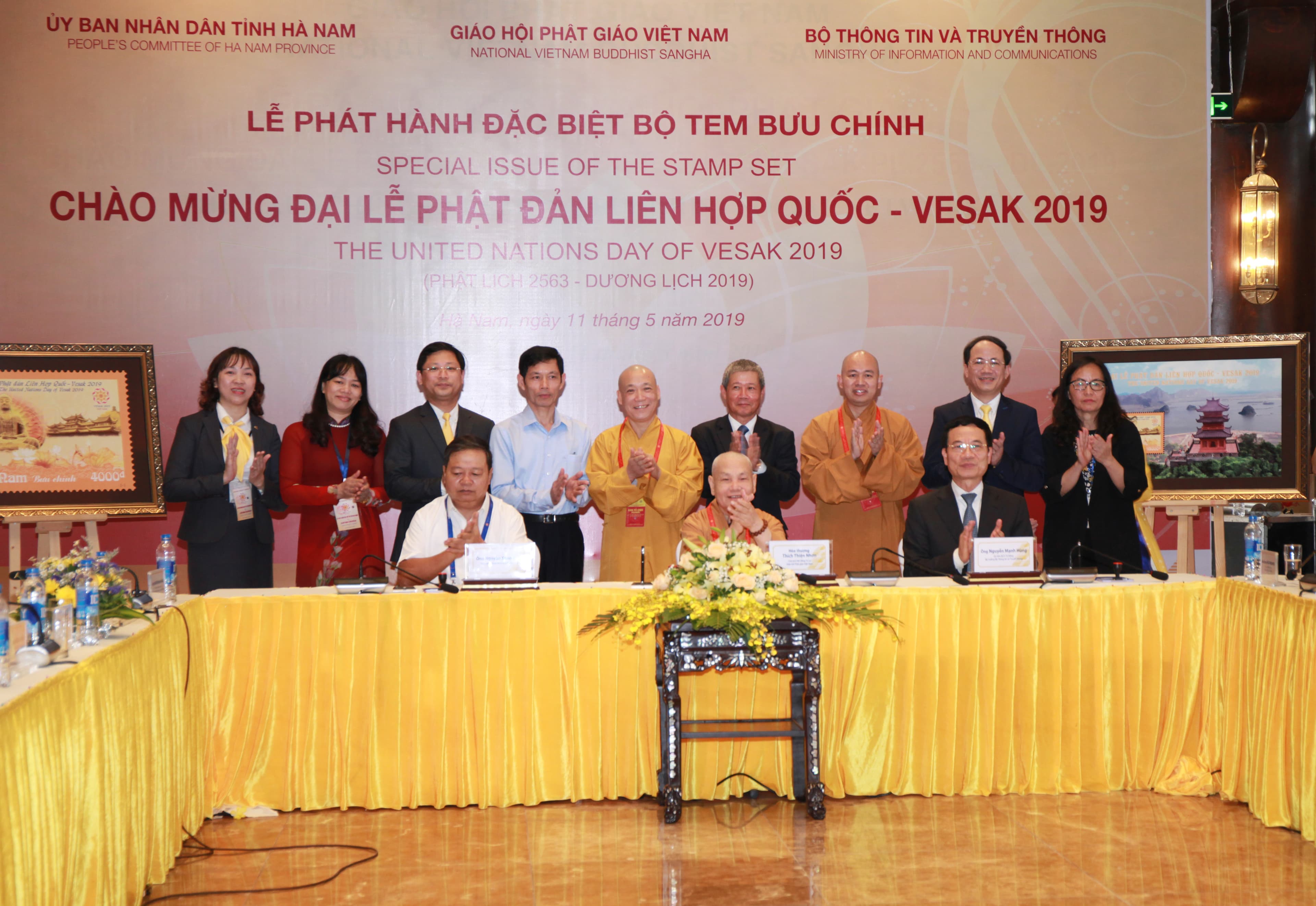 Phát hành đặc biệt bộ tem “Chào mừng Đại lễ Phật đản Liên hợp quốc-Vesak 2019”