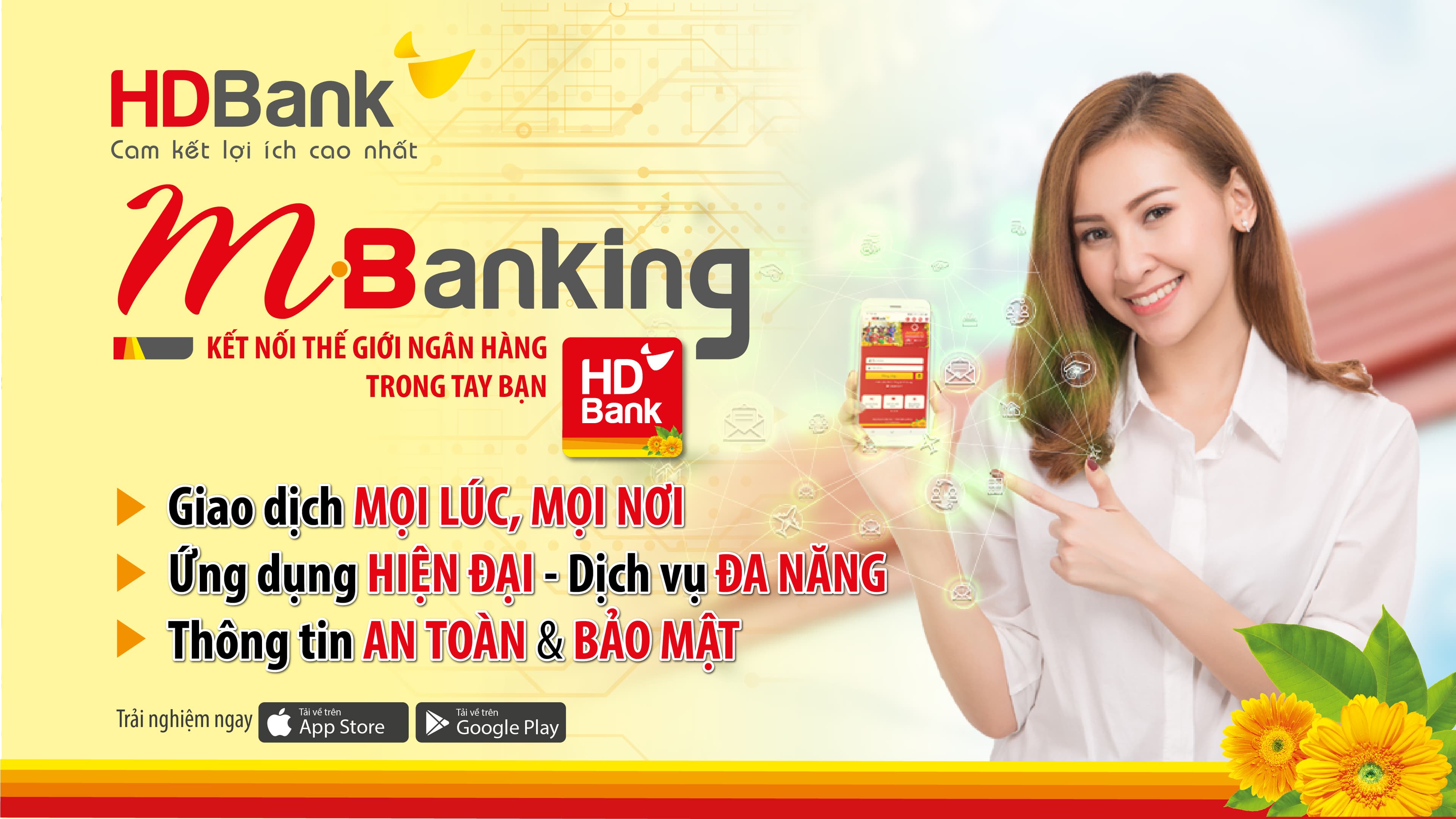 HDBank ra mắt website mới và ứng dụng mới HDBank mBanking