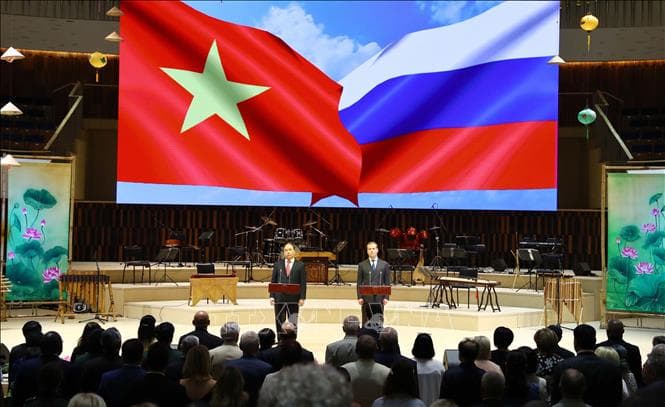 Năm hữu nghị Việt - Nga chính thức khai mạc tại thủ đô Moskva
