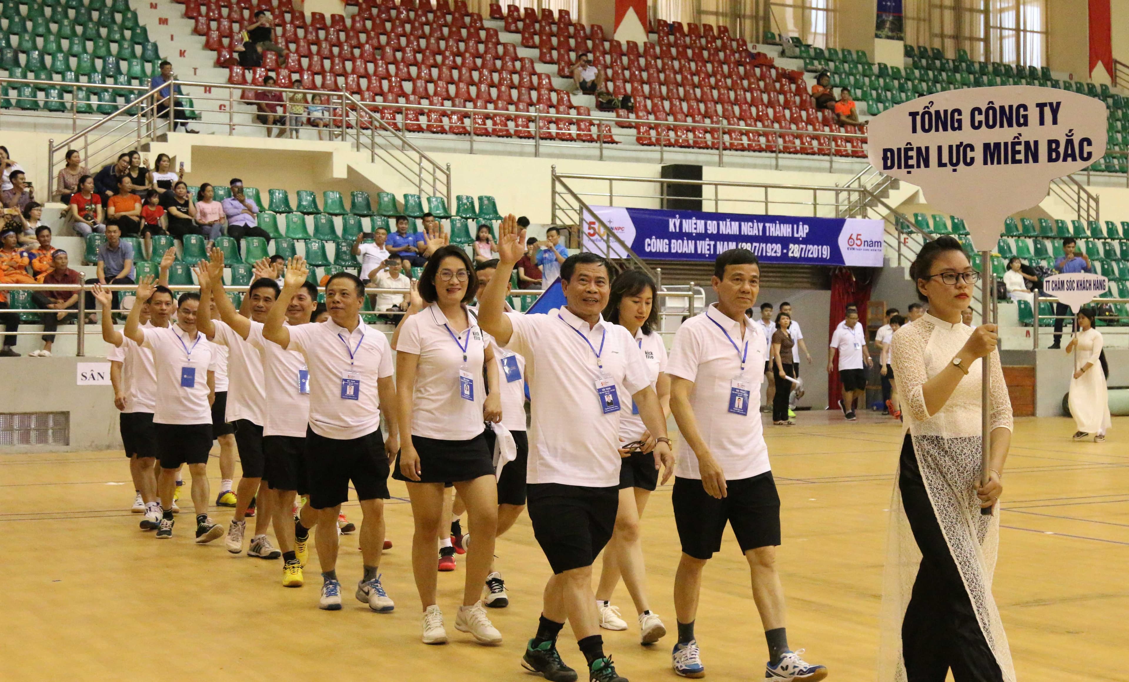 Tổng công ty Điện lực miền Bắc khai mạc Hội thao Công nhân viên chức, người lao động năm 2019