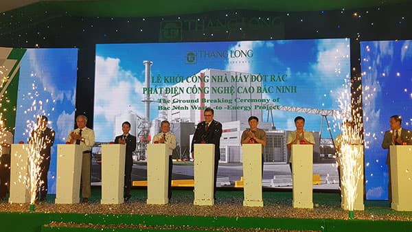Bắc Ninh: Khởi công nhà máy đốt rác phát điện đầu tiên theo công nghệ Phần Lan