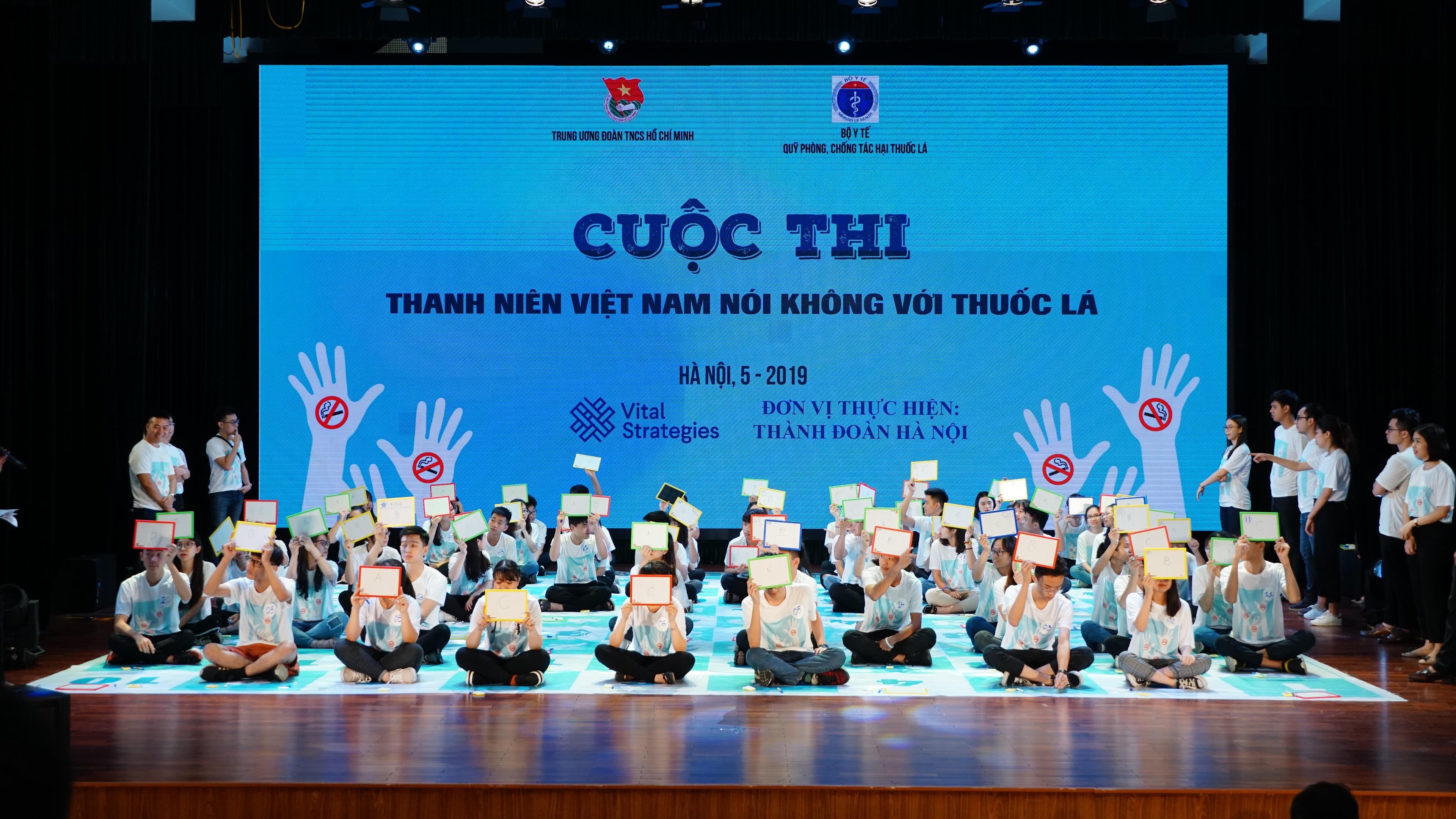 Trung ương Đoàn TNCS Hồ Chí Minh mít tinh hưởng ứng Ngày thế giới không thuốc lá