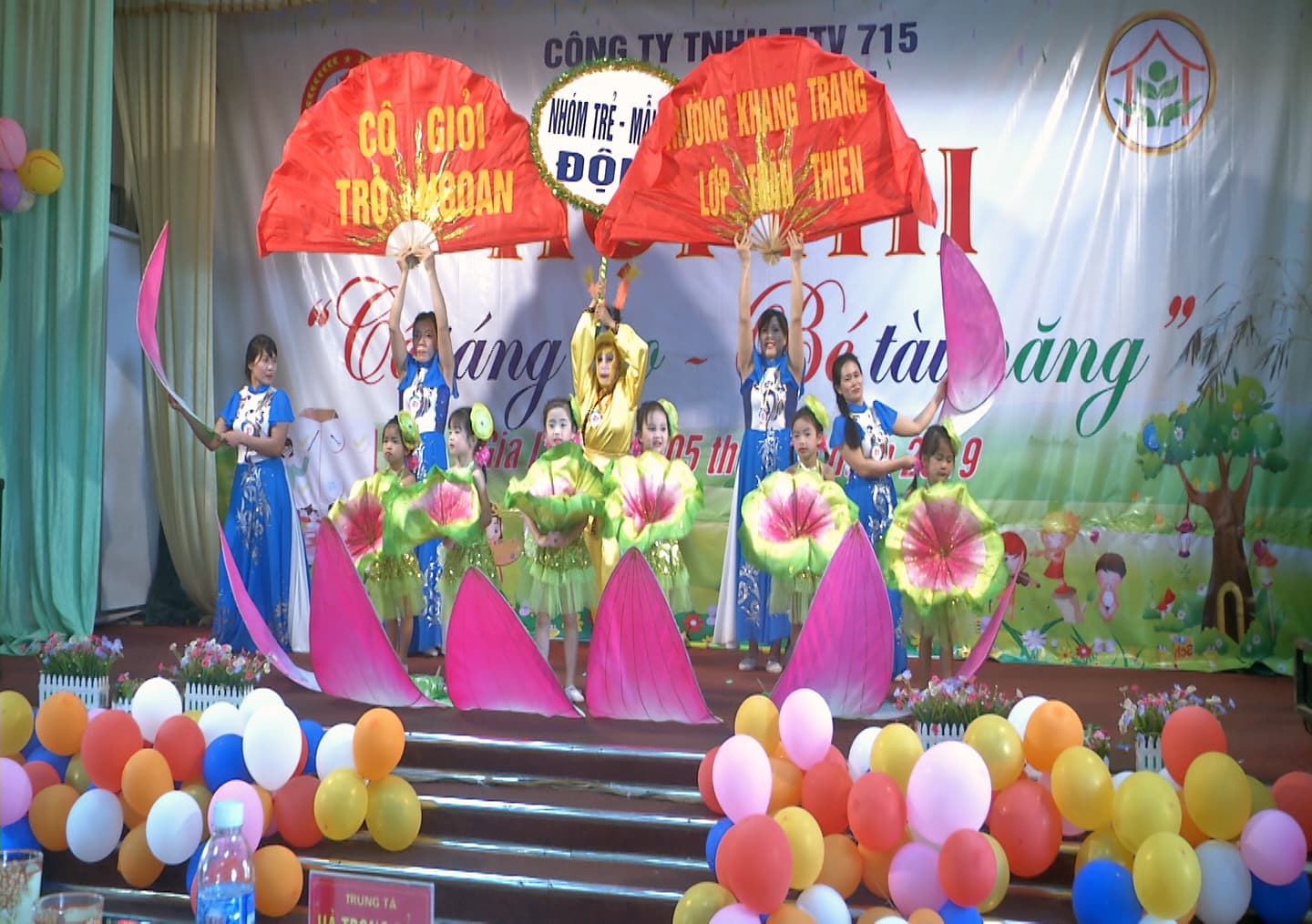 Công ty 715 tổ chức Hội thi “Cô sáng tạo, bé tài năng”