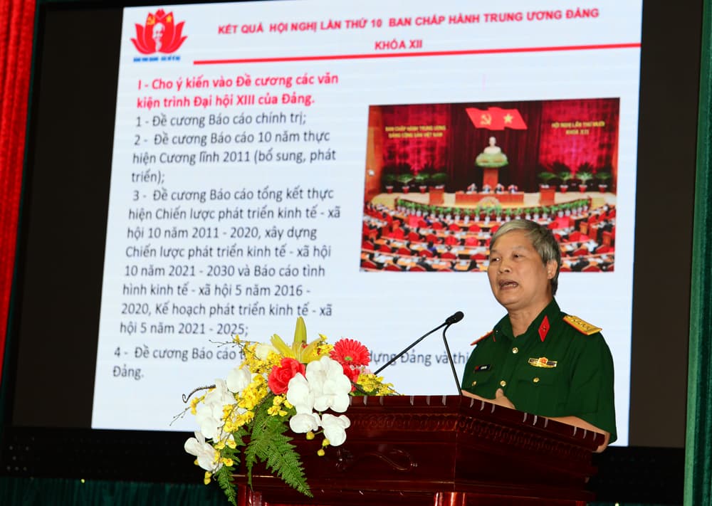 Báo Quân đội nhân dân thông báo kết quả Hội nghị lần thứ 10, Ban chấp hành Trung ương Đảng khoá XII