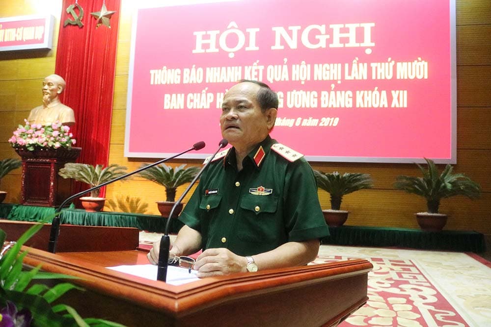 Bộ Tổng Tham mưu thông báo nhanh kết quả Hội nghị Trung ương 10 (khóa XII)