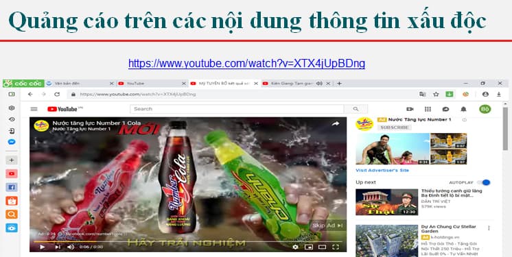 Công bố hành vi sai phạm của Youtube, Google
