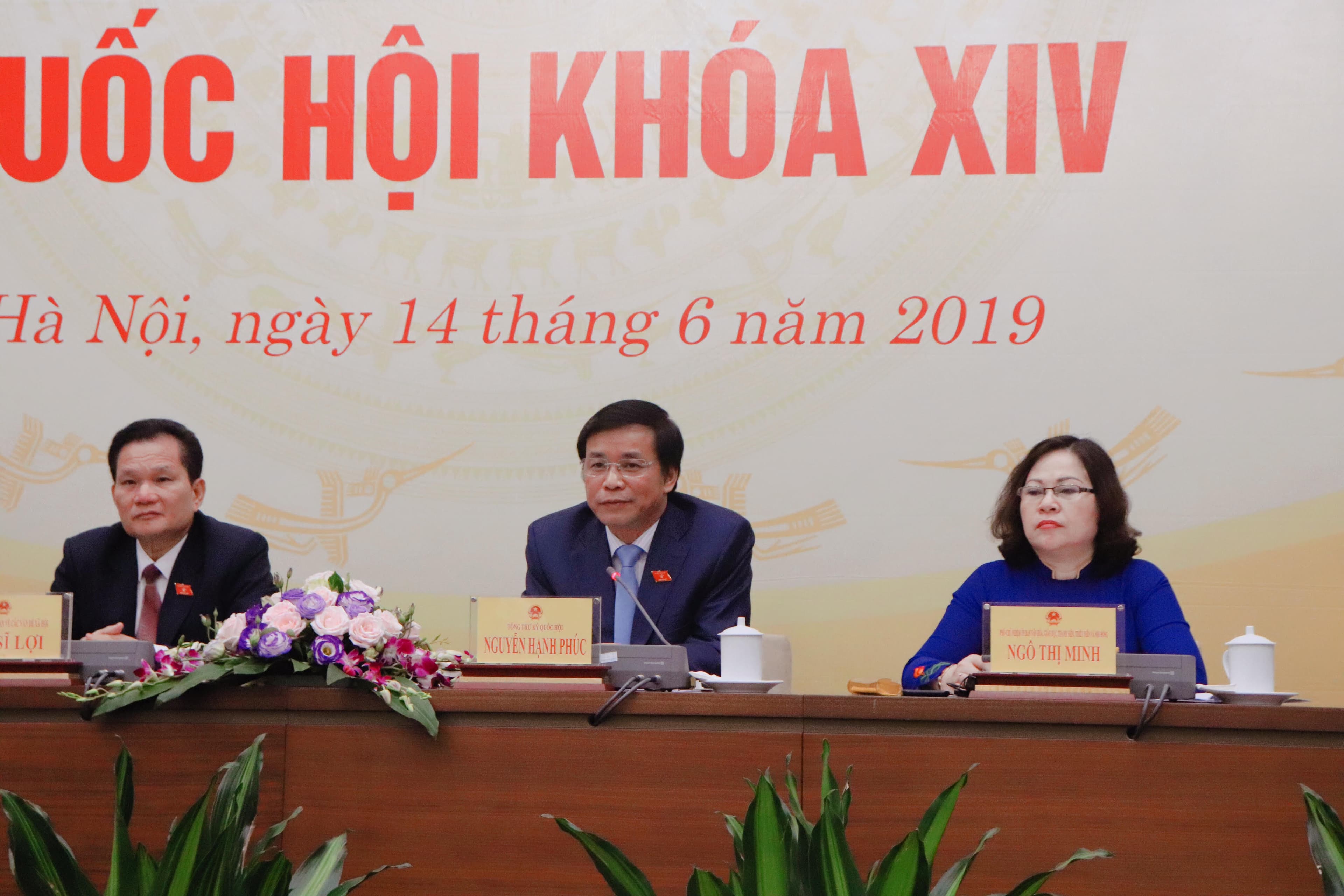 Họp báo công bố kết quả Kỳ họp thứ 7, Quốc hội khóa XIV.