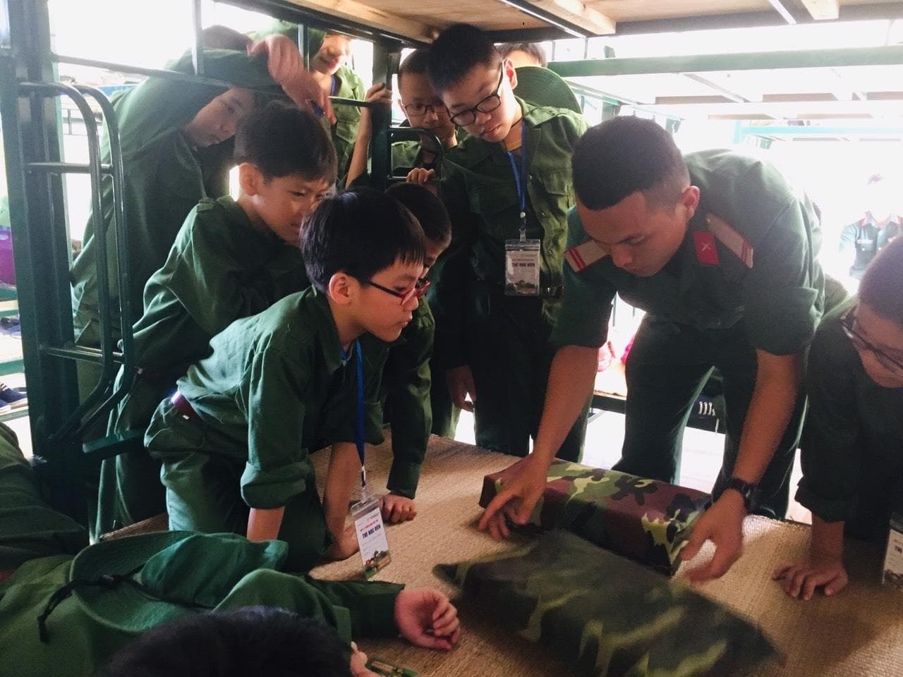 Vui, khỏe nhờ học kỳ quân đội