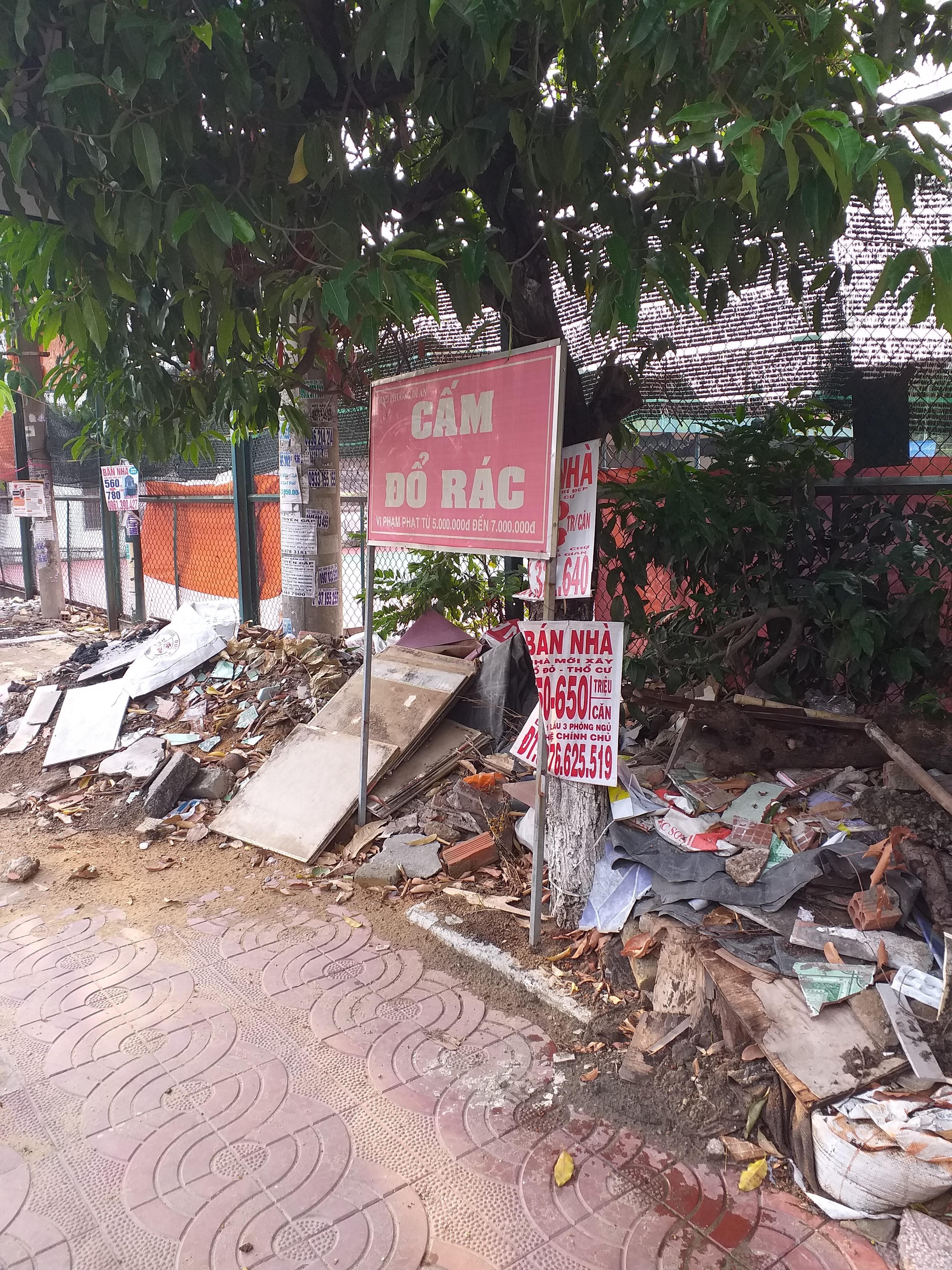Xử lý nghiêm những người cố tình bôi bẩn phố phường