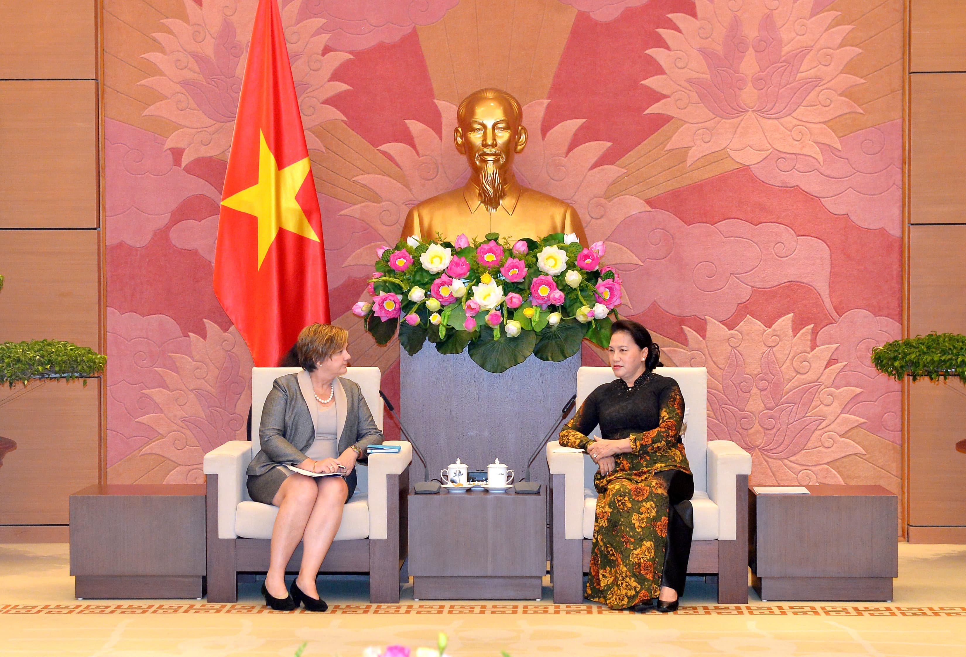 Chủ tịch Quốc hội Nguyễn Thị Kim Ngân tiếp Trưởng đại diện UNICEF tại Việt Nam