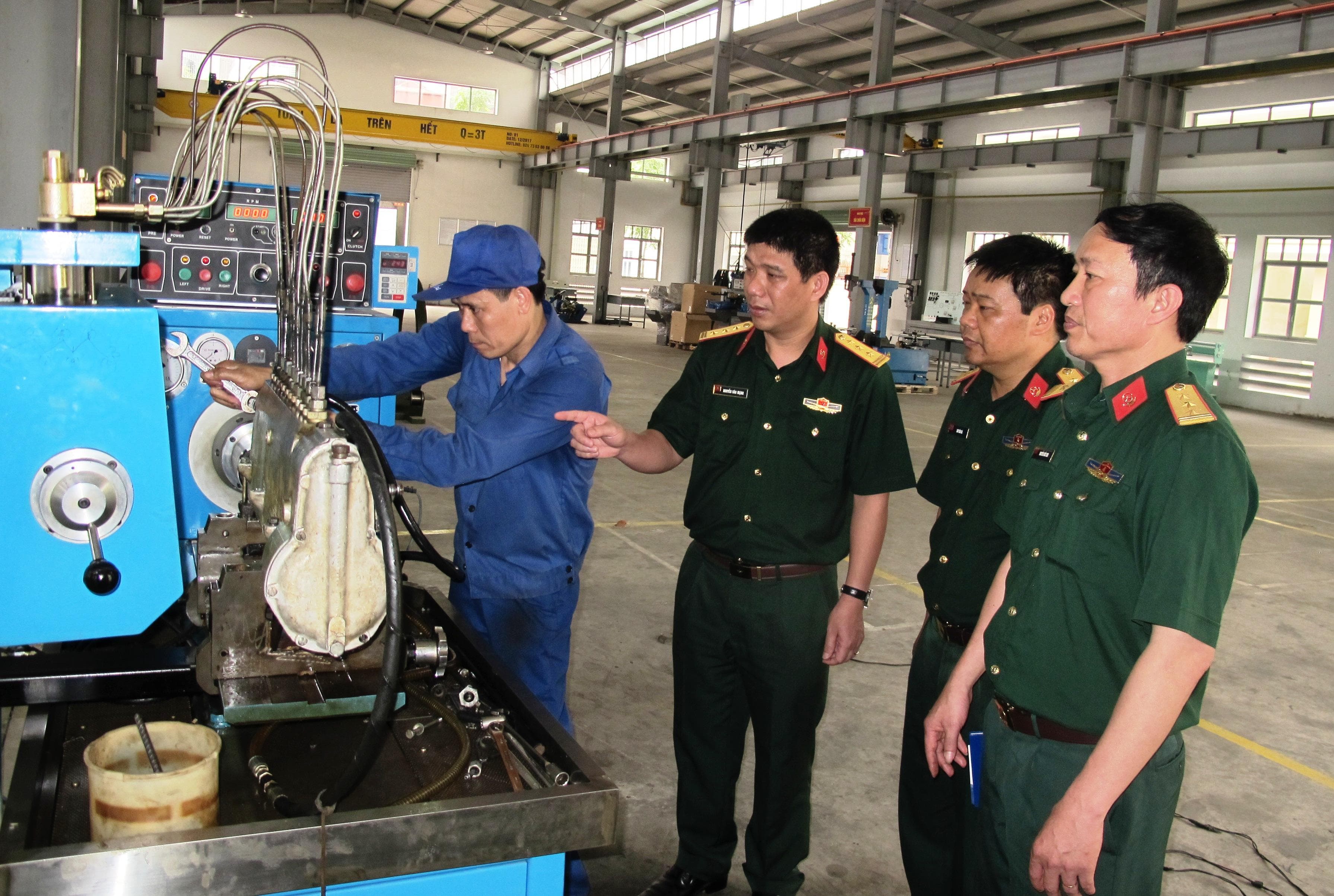 Tăng cường hiệu quả hoạt động của các cơ sở kiểm định xe quân sự