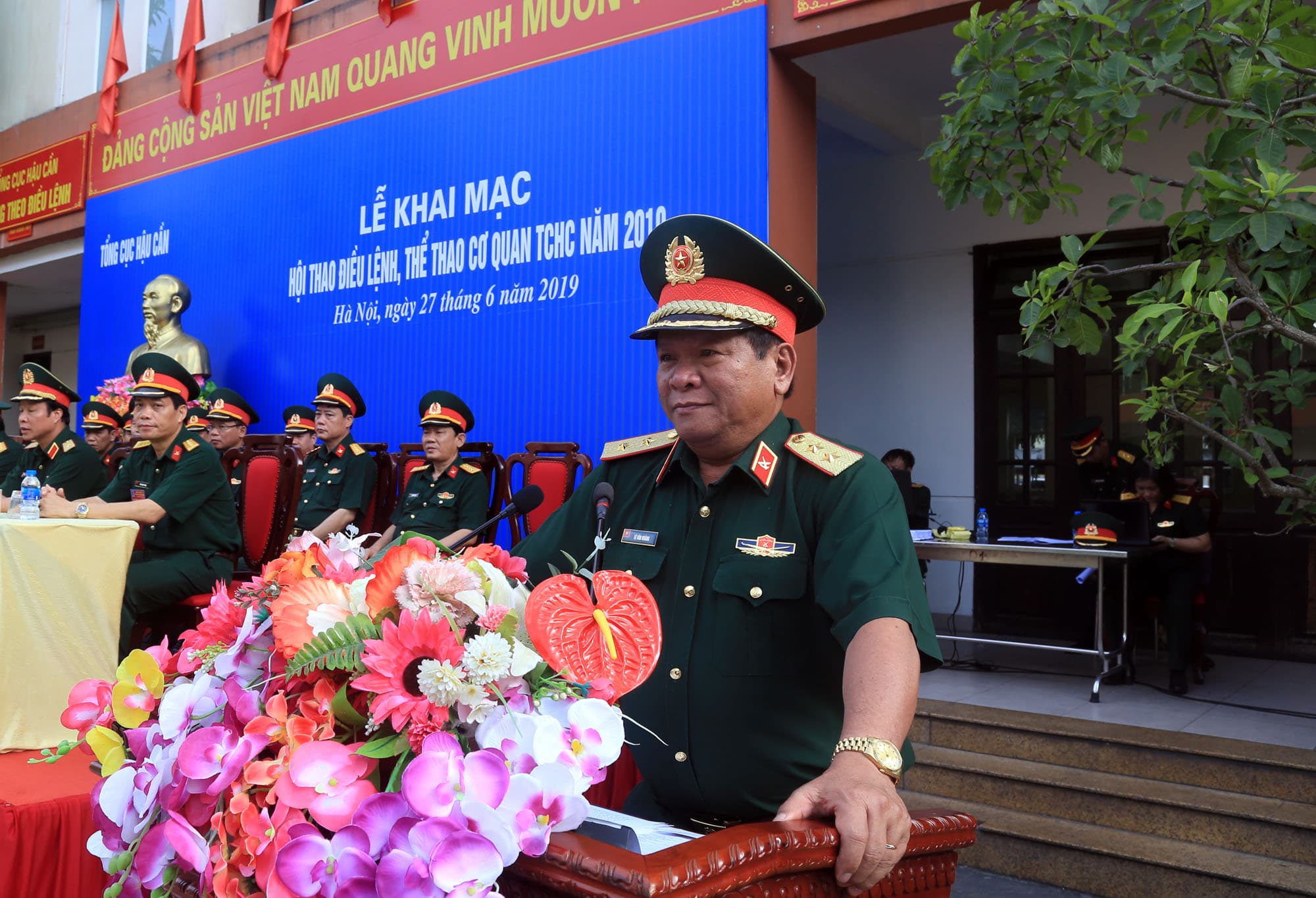 Khai mạc hội thao điều lệnh, thể thao cơ quan Tổng cục Hậu cần năm 2019