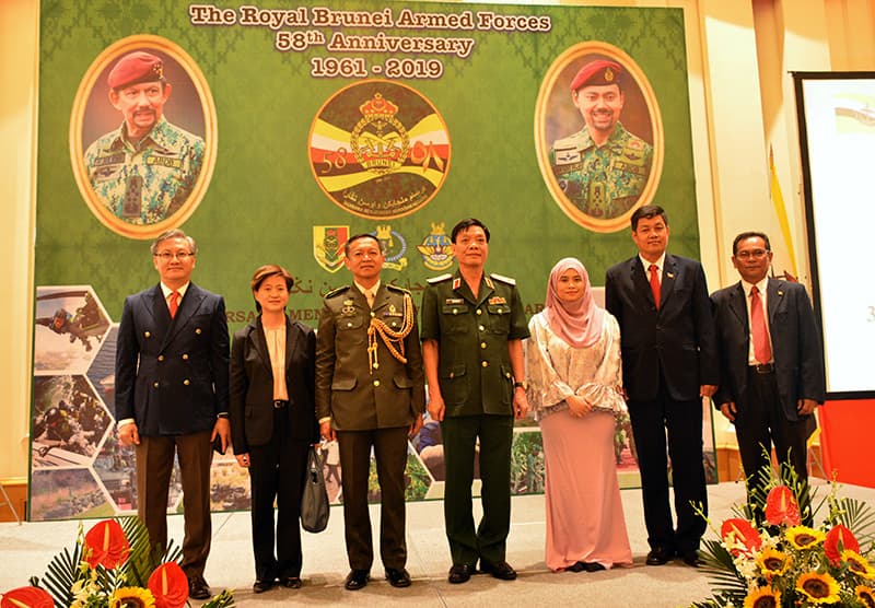 Kỷ niệm 58 năm Ngày thành lập Các lực lượng vũ trang Hoàng gia Brunei