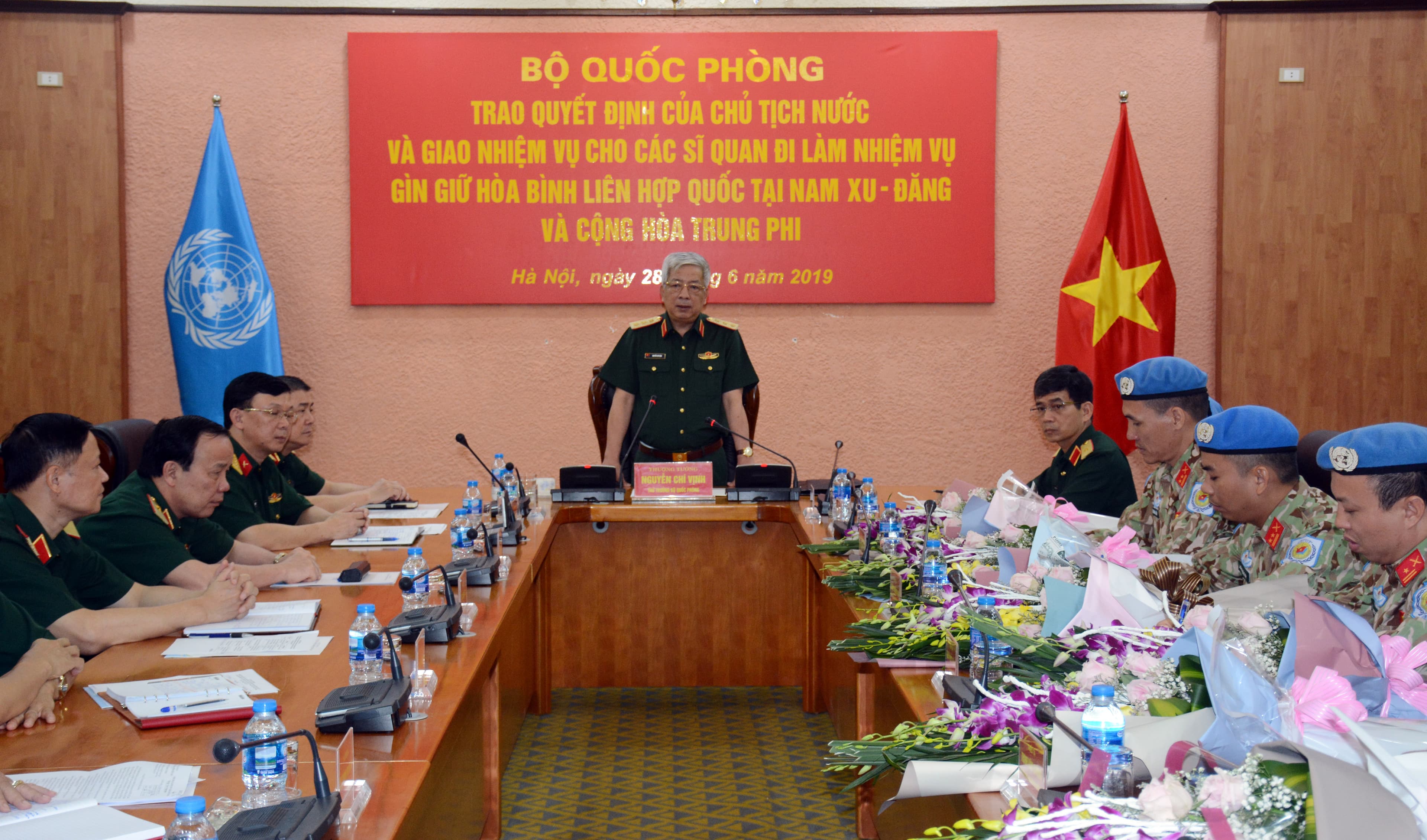 Việt Nam cử thêm 7 sĩ quan tham gia hoạt động Gìn giữ hòa bình Liên hợp quốc