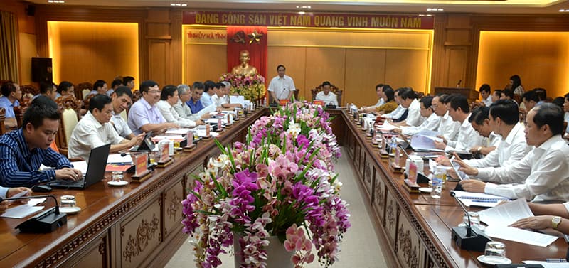 Tiểu ban Văn kiện Đại hội XIII làm việc với tỉnh Hà Tĩnh
