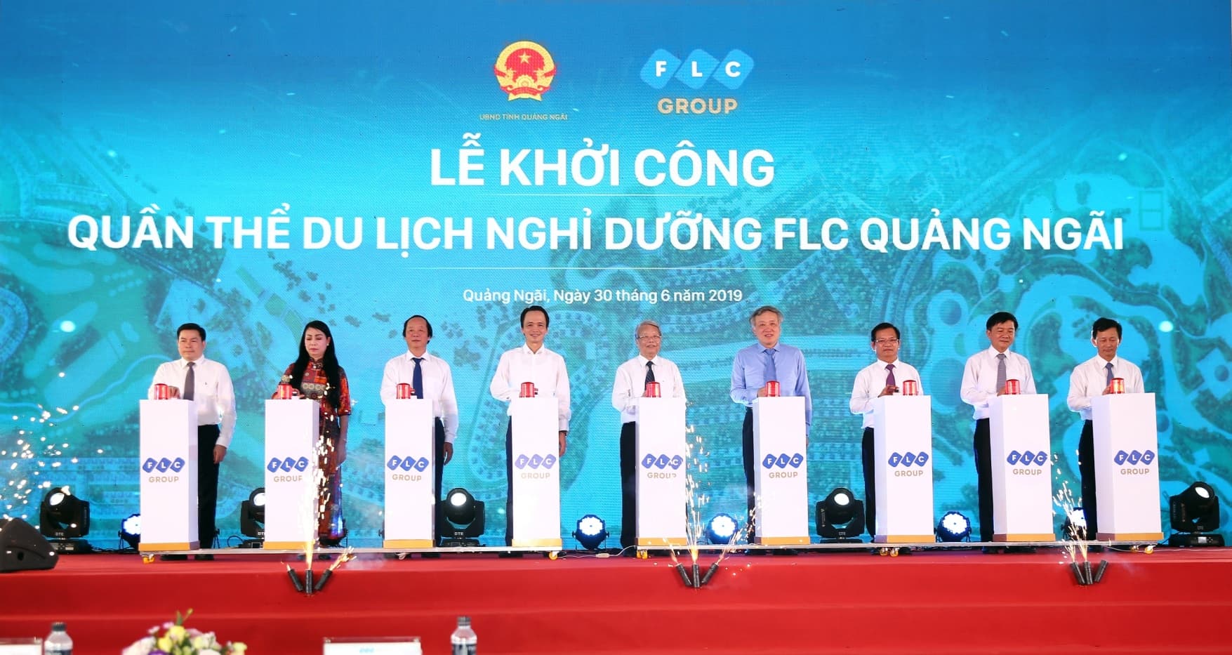 Tập đoàn FLC khởi công quần thể nghỉ dưỡng có quy mô 1.026ha tại Quảng Ngãi