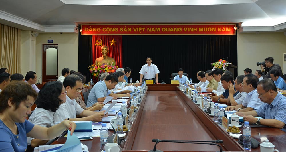 Đoàn Tiểu ban Văn kiện Đại hội XIII của Đảng làm việc với Ban Tuyên giáo Trung ương