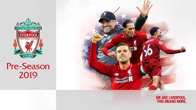 Phát sóng độc quyền các trận du đấu hè của Liverpool