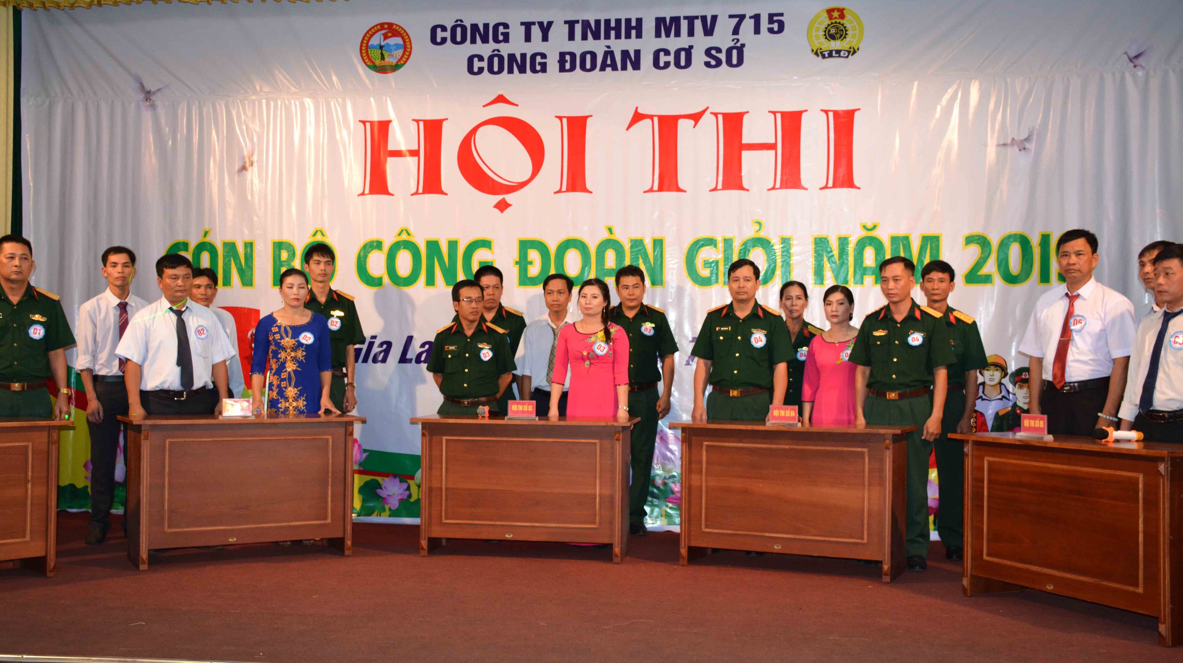 Công ty 715 tổ chức Hội thi Cán bộ công đoàn giỏi năm 2019