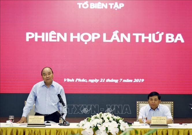 Tổ biên tập Tiểu ban Kinh tế - Xã hội Đại hội XIII của Đảng họp phiên thứ 3