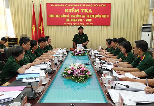 Quân khu 3: Triển khai nhiều chính sách thực hiện công tác dân số-gia đình và trẻ em