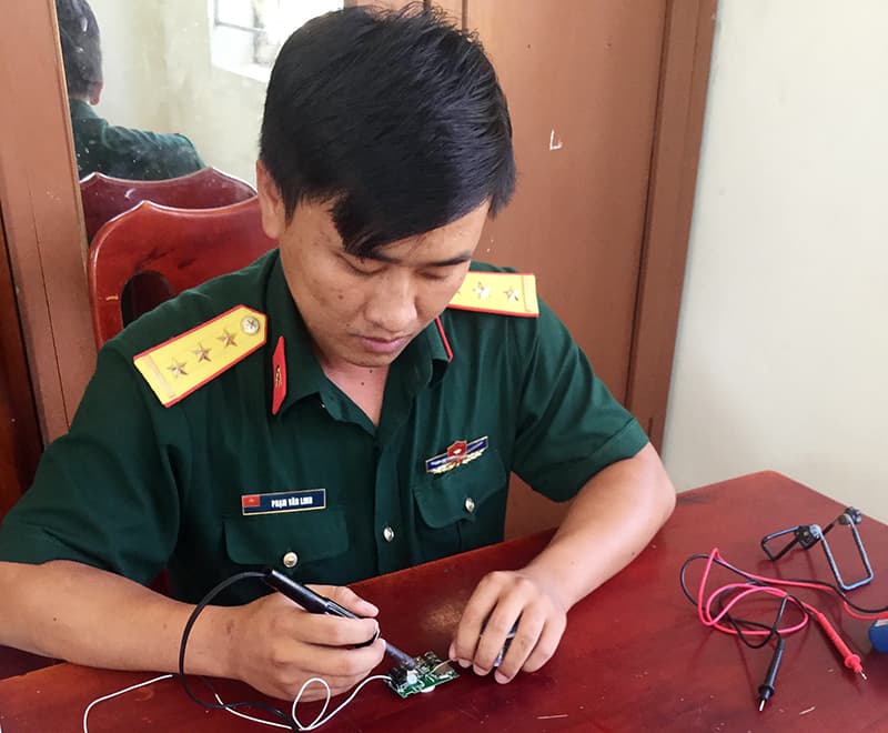 Lính thợ say mê sáng kiến vì môi trường xanh - sạch - đẹp