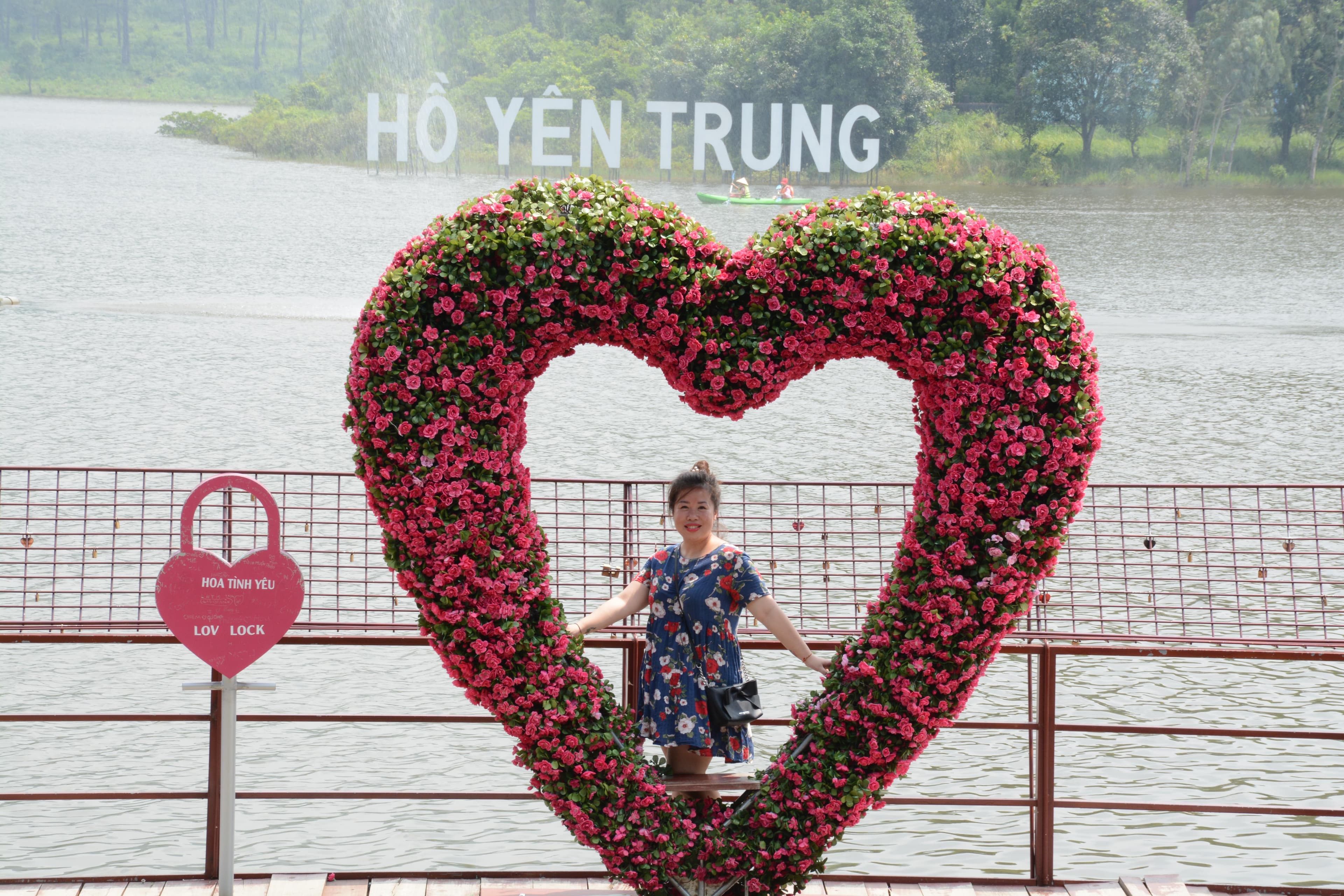 Hồ Yên Trung - điểm "check in" mới ở Quảng Ninh