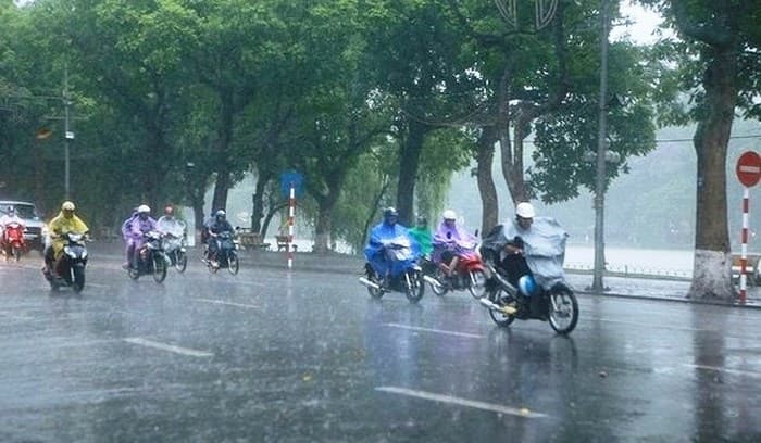 Bắc Bộ giảm nhiệt do có mưa dông mở rộng