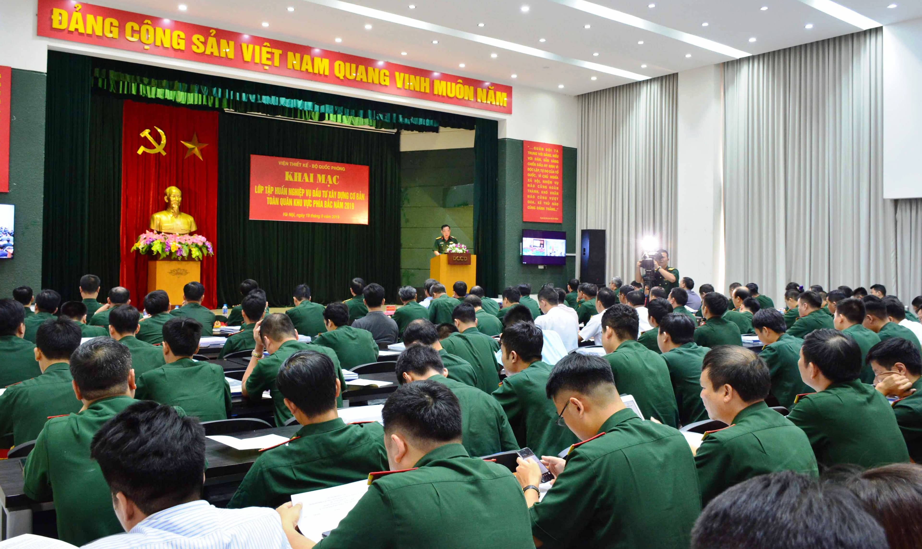 Viện Thiết kế Bộ Quốc phòng khai mạc tập huấn đầu tư xây dựng cơ bản toàn quân