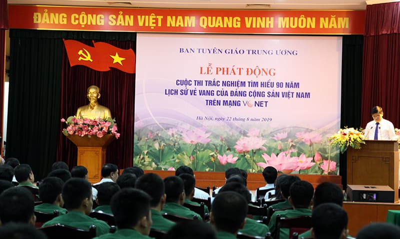 Ban Tuyên giáo Trung ương phát động Cuộc thi tìm hiểu “90 năm lịch sử vẻ vang của Đảng Cộng sản Việt Nam”