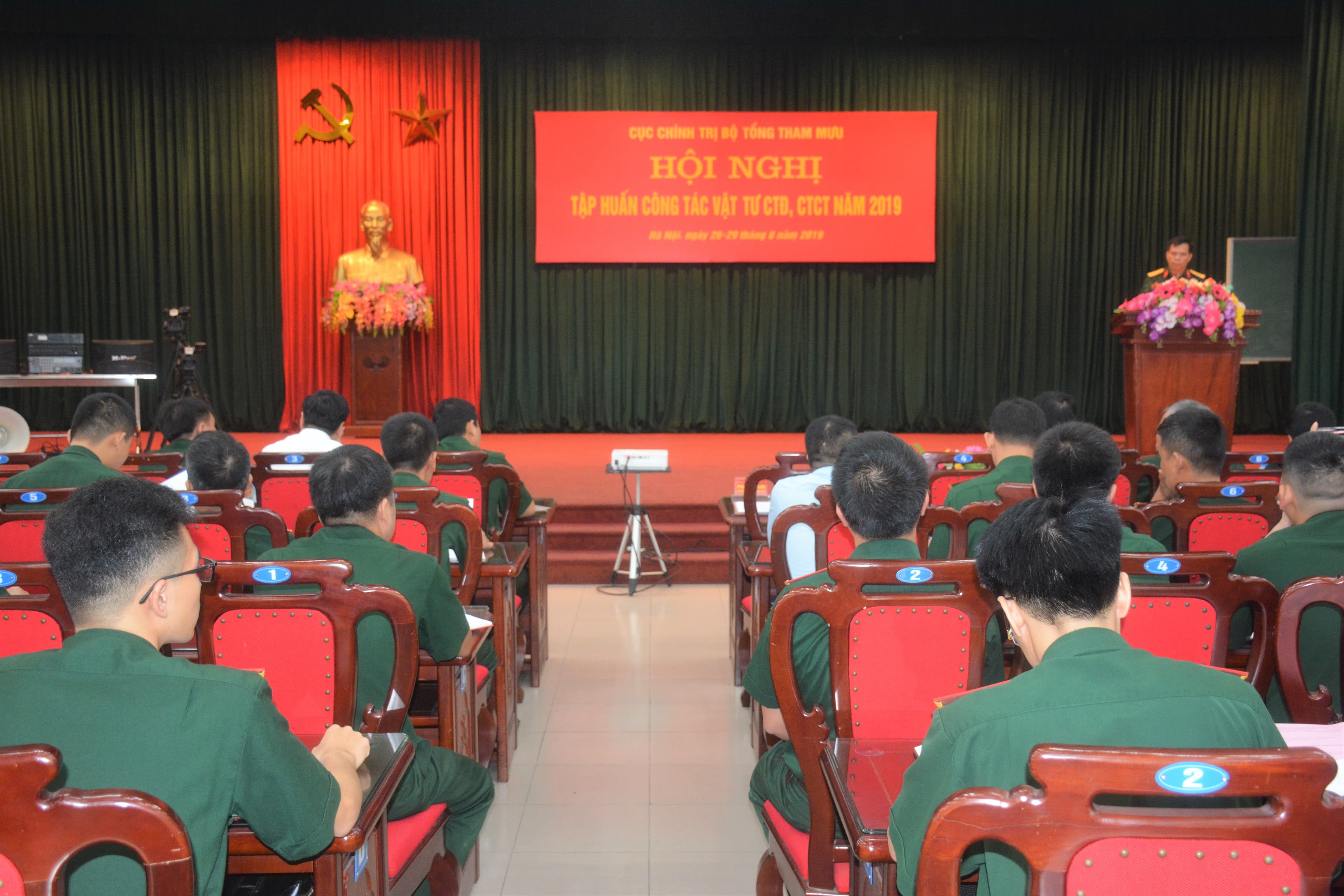 Bộ Tổng tham mưu tập huấn công tác vật tư công tác Đảng, công tác chính trị